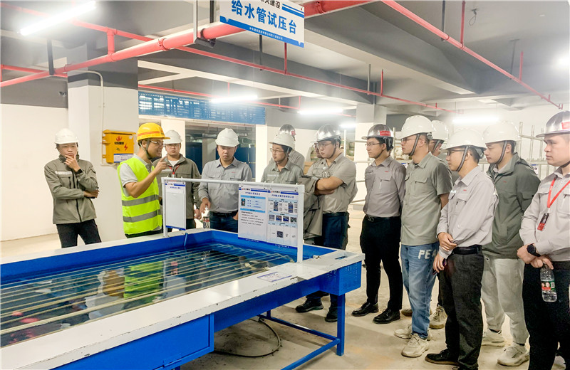 11月5日，2022年萬科集團工程系統“谷雨行動”第二期現場交流會在EZPay八建南寧萬科金域國際二期項目舉行。
